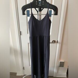 Halara midi dress with built in bra